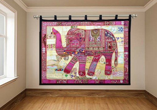 Elefante appeso parete - elefante,