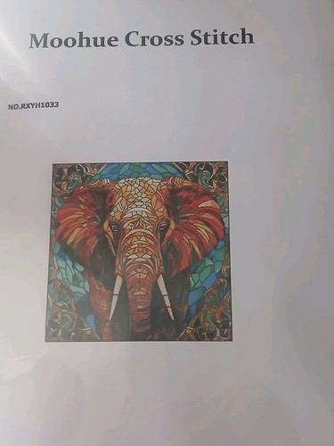 Kit punto croce elefante