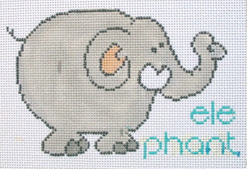 Elefante tela punto ago - tela,