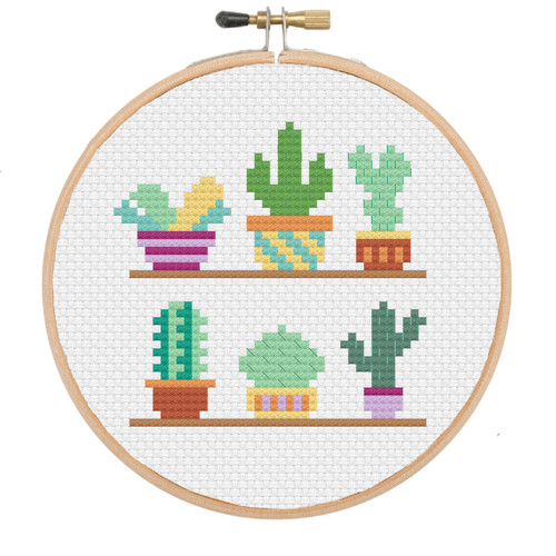 Kit punto croce cactus - , e