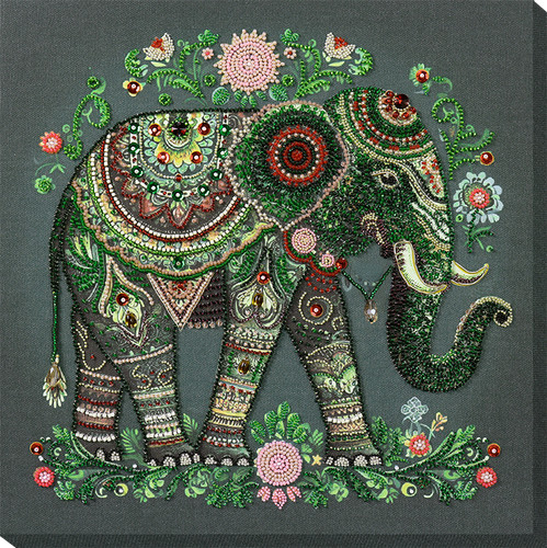 Kit ricamo perline elefante