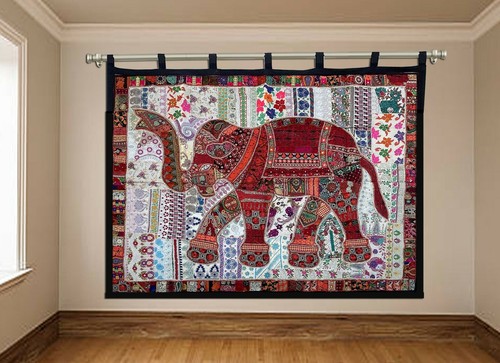 Elefante appeso parete - appeso, a