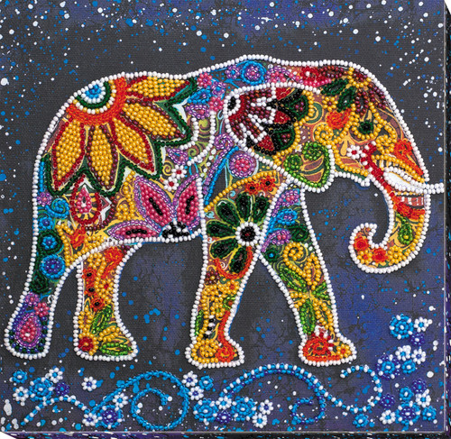 Kit ricamo perline elefante