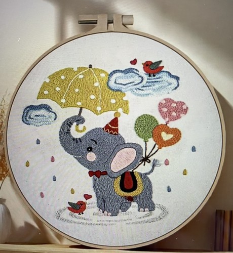 Kit ricamo elefante e - ricamo,